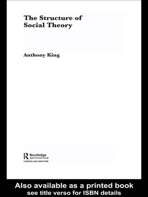 cover image of The Structure of Social Theory